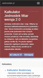 Mobile Screenshot of kalkulator.jednostek.pl