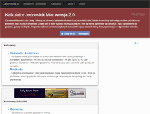 Tablet Screenshot of kalkulator.jednostek.pl